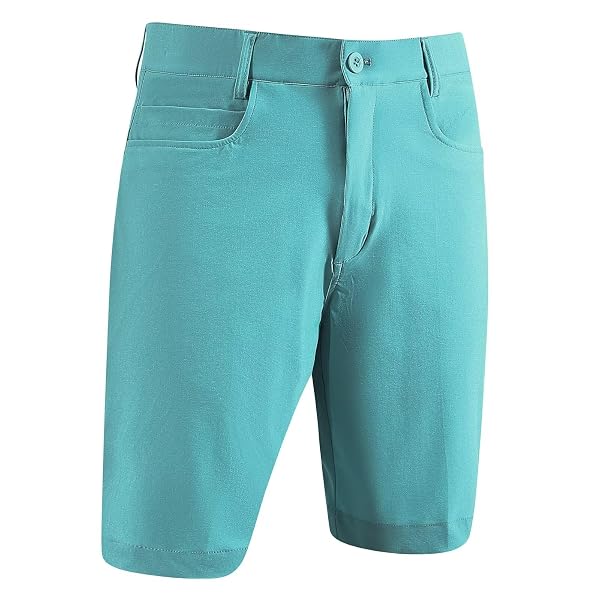 Men's Golf Shorts Quick Dry 10'' Inseam Casual Stretch Waist Flat Front Flex Hybrid Mens Shorts