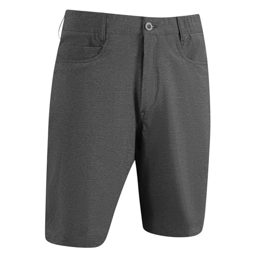 Men's Golf Shorts Quick Dry 10'' Inseam Casual Stretch Waist Flat Front Flex Hybrid Mens Shorts