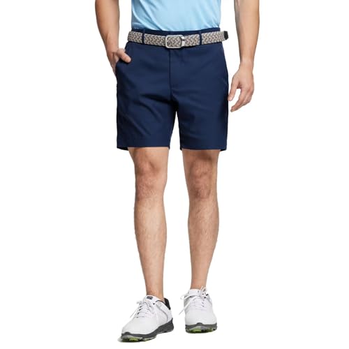 M MAELREG Golf Shorts Men 7 inch 9 inch Quick Dry Stretch Waist Moisture Wicking Water-Repellent Flat Front Flex Mens Shorts