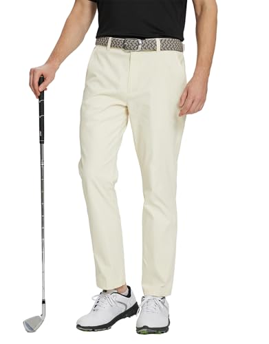 M MAELREG Golf Pants Men Quick Dry - 30"/32"/34" Stretch Lightweight 5 Pockets Water-Resistant Casual Mens Dress Pants