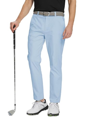 M MAELREG Golf Pants Men Quick Dry - 30"/32"/34" Stretch Lightweight 5 Pockets Water-Resistant Casual Mens Dress Pants