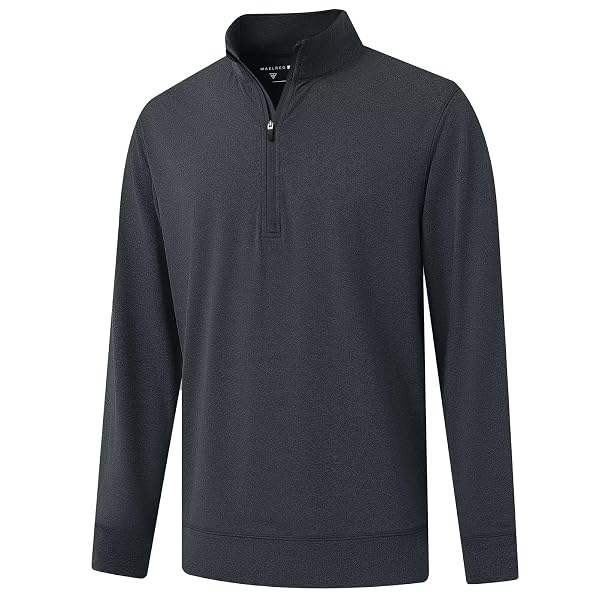 M MAELREG Quarter Zip Pullover Men Moisture Wicking Performance Heather Midlayer Golf 1/4 Zip Pullover Mens Sweatshirt