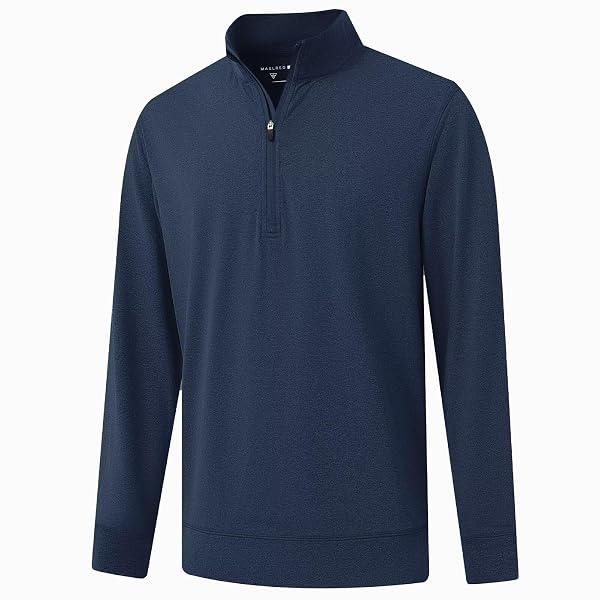 M MAELREG Quarter Zip Pullover Men Moisture Wicking Performance Heather Midlayer Golf 1/4 Zip Pullover Mens Sweatshirt