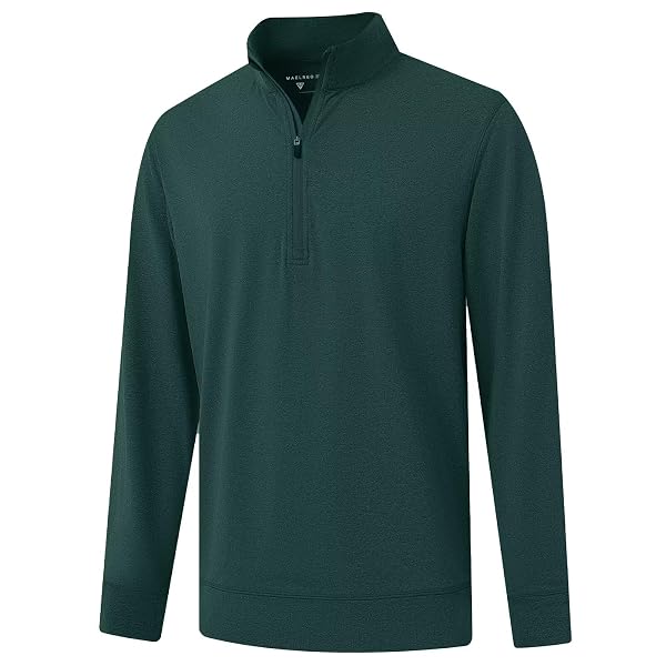 M MAELREG Quarter Zip Pullover Men Moisture Wicking Performance Heather Midlayer Golf 1/4 Zip Pullover Mens Sweatshirt