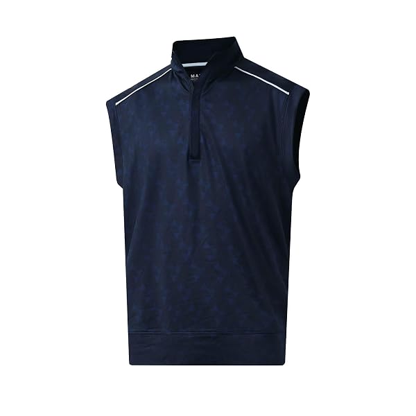 M MAELREG Golf Vests For Men Dry Fit Lightweight Moisture Wicking Performance Sports Breathable Golf 1/4 Zip Pullover Men