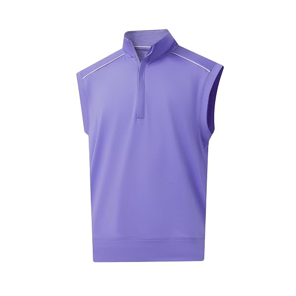 M MAELREG Golf Vests For Men Dry Fit Lightweight Moisture Wicking Performance Sports Breathable Golf 1/4 Zip Pullover Men