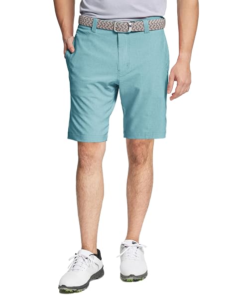 M MAELREG Golf Shorts Men 7 inch 9 inch Lightweight Dry fit Stretch Flat Front Casual Sport Heather Hybrid Flex Mens Shorts