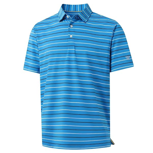 M MAELREG Boys Polo Shirt Short Sleeve Performance Moisture Wicking Dry fit Casual Striped Golf Shirts for Boys