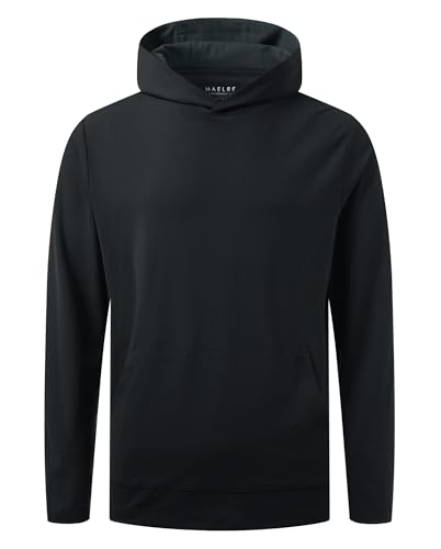 M MAELREG Mens Hoodies Pullover Lightweight Moisture Wicking Dry Fit Casual Athletic Hooded Sweatshirts with Kangaroo Pocket