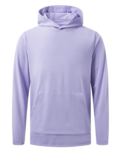 M MAELREG Mens Hoodies Pullover Lightweight Moisture Wicking Dry Fit Casual Athletic Hooded Sweatshirts with Kangaroo Pocket
