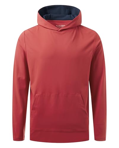 M MAELREG Mens Hoodies Pullover Lightweight Moisture Wicking Dry Fit Casual Athletic Hooded Sweatshirts with Kangaroo Pocket