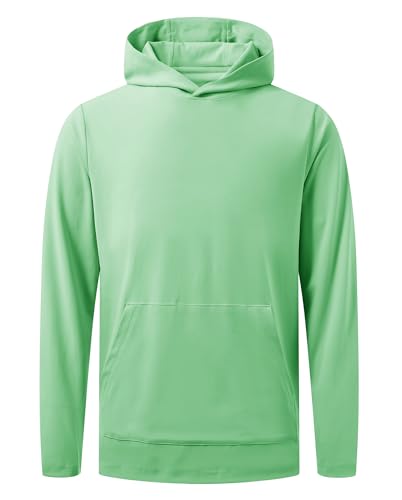 M MAELREG Mens Hoodies Pullover Lightweight Moisture Wicking Dry Fit Casual Athletic Hooded Sweatshirts with Kangaroo Pocket