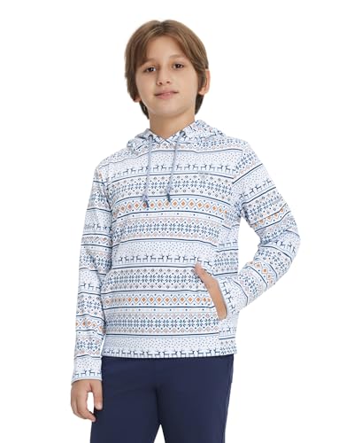 M MAELREG Hoodies Golf Fleece Print Performance Dry Fit Lightweight Athletic Casual Pockets Hooded Pullover Sweatshirts