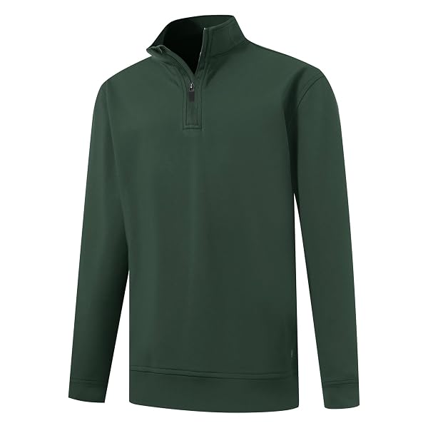 M MAELREG Boys Long Sleeve Quarter Zip Pullover Fleece Warmth Mock Neck Solid Youth Sweatshirt Winter Clothes for Kids