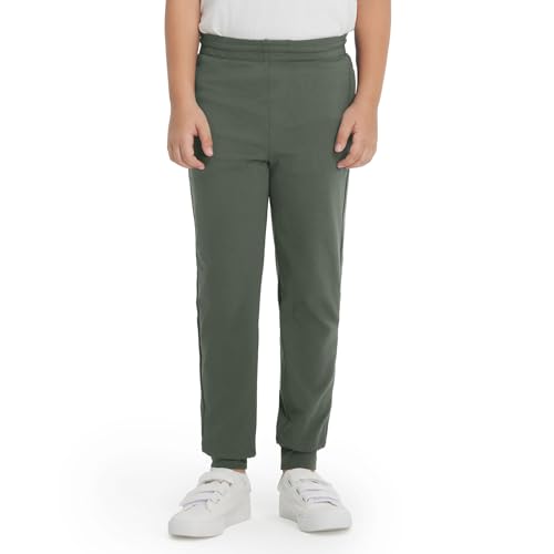 M MAELREG Boys Joggers Pants with 4 Zipper Pockets Running Track Pants Lightweight Quick Dry Sweatpants for Sports Outdoor