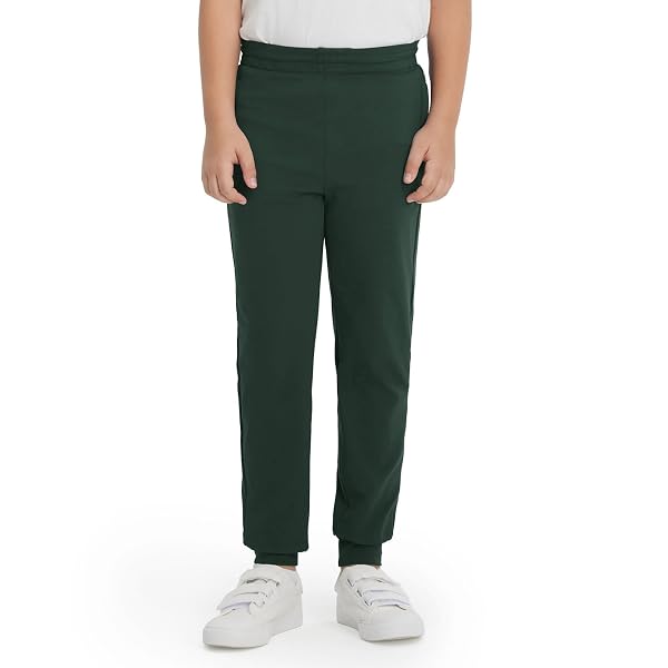 M MAELREG Boys Joggers Pants with 4 Zipper Pockets Running Track Pants Lightweight Quick Dry Sweatpants for Sports Outdoor