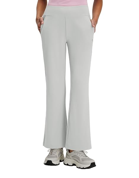 M MAELREG Womens Golf Pants with Pockets Flare High Waist Stretch Tall Bootcut Wide Leg Work Women Dress Pants