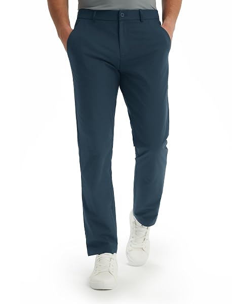 Men's Golf Pants 30"/32"/34" Inseam Golf Pants Men Stretch with 5 Pockets