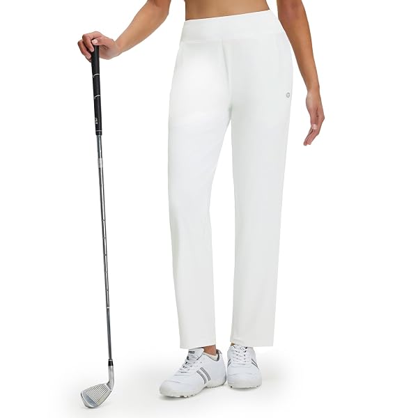 M MAELREG Women's Golf Pants High Waisted Travel Pants for Women on Plane