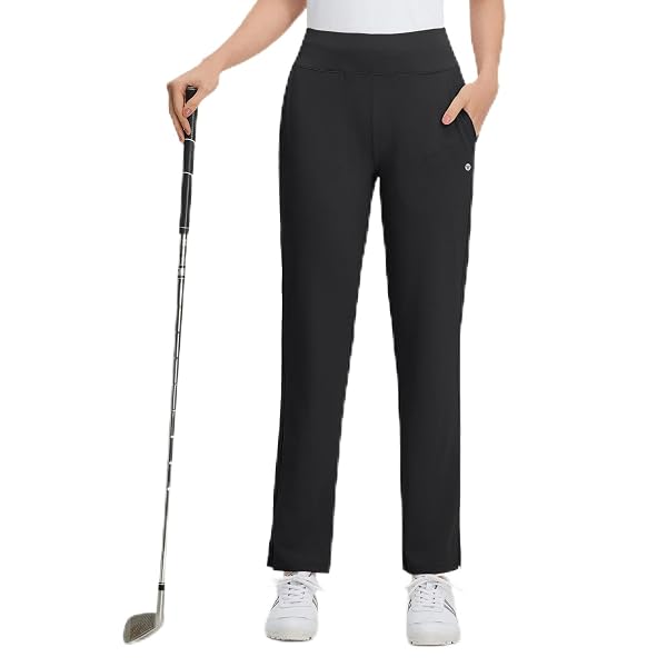 M MAELREG Women's Golf Pants High Waisted Travel Pants for Women on Plane