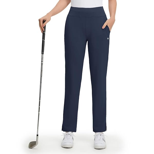 M MAELREG Women's Golf Pants High Waisted Travel Pants for Women on Plane