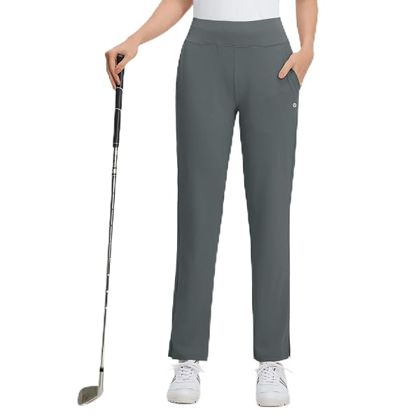 M MAELREG Women's Golf Pants High Waisted Travel Pants for Women on Plane