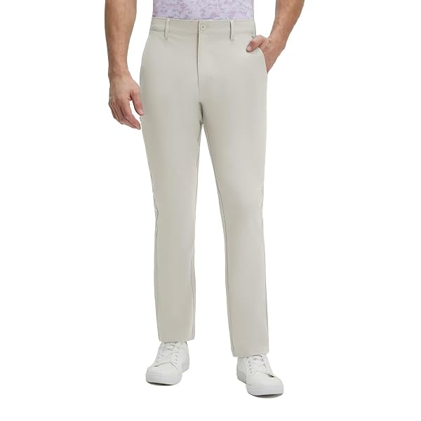 M MAELREG Mens Golf Pants Lightweight Water-Resistant Quick Dry Casual Pants 30"/32"/34" Stretch Work Dress Comfy Trousers