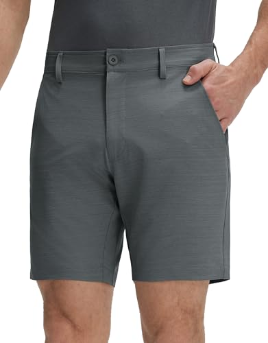 M MAELREG Golf Shorts for Men 7 Inch Inseam with 5 Pockets for Travel