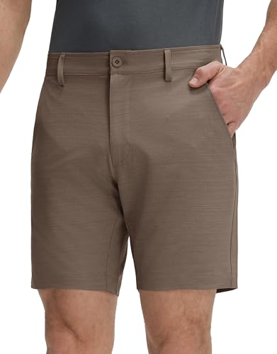 M MAELREG Golf Shorts for Men 7 Inch Inseam with 5 Pockets for Travel