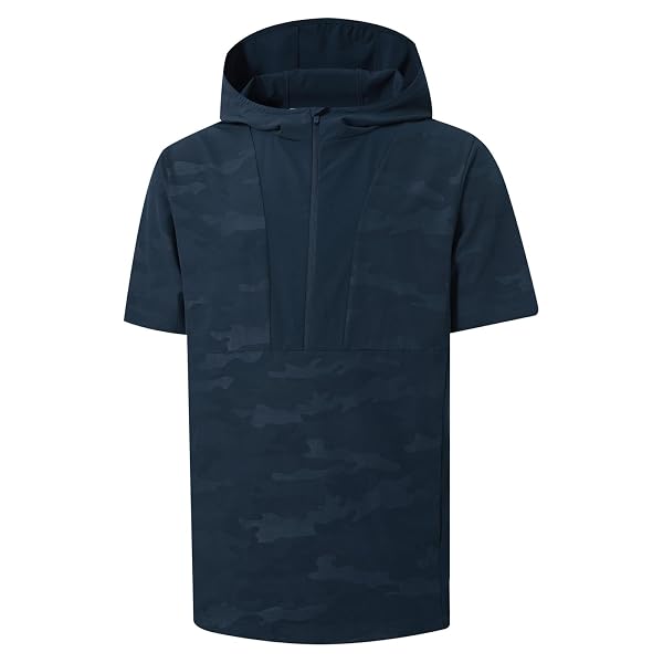 M MAELREG Mens Short Sleeve Half Zip Hoodies Lightweight Golf Jacket