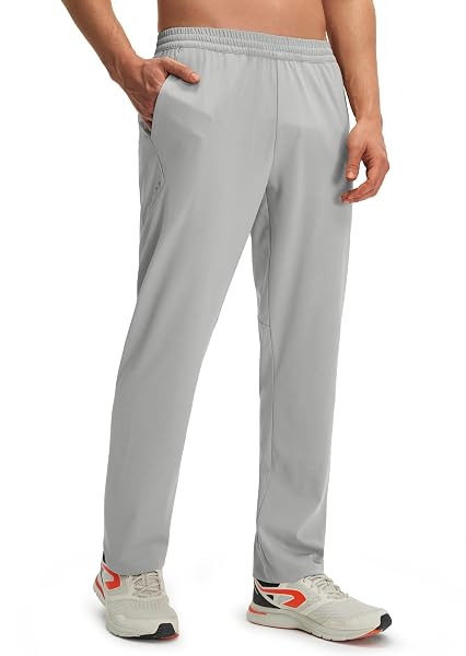 M MAELREG Men's Sweatpants with 3 Pockets Stretch Tapered Athletic Joggers