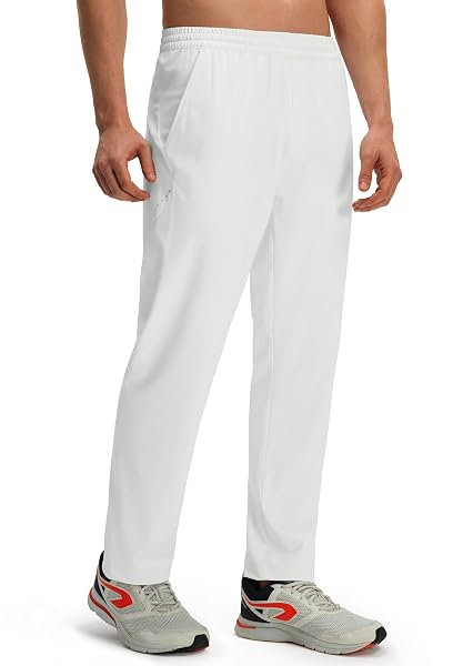 M MAELREG Men's Sweatpants with 3 Pockets Stretch Tapered Athletic Joggers