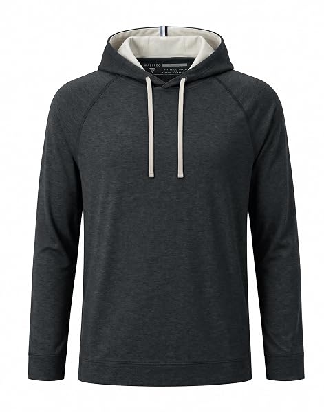 M MAELREG Hoodies for Men Lightweight Heather Golf Pullover Sweatshirt