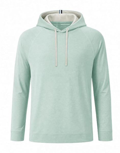 M MAELREG Hoodies for Men Lightweight Heather Golf Pullover Sweatshirt