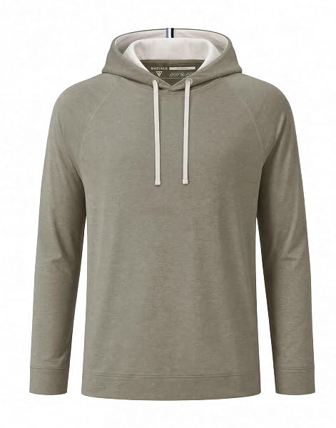 M MAELREG Hoodies for Men UPF 50+ Casual Midlayer Golf Hooded Sweatshirts