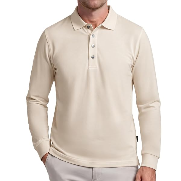 M MAELREG Golf Shirts for Men Dry Fit Moisture Wicking Collared Polo Shirts