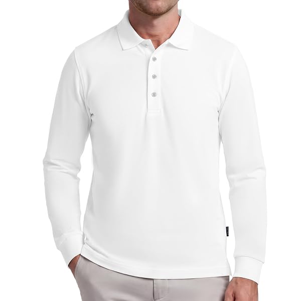 M MAELREG Golf Shirts for Men Dry Fit Moisture Wicking Collared Polo Shirts