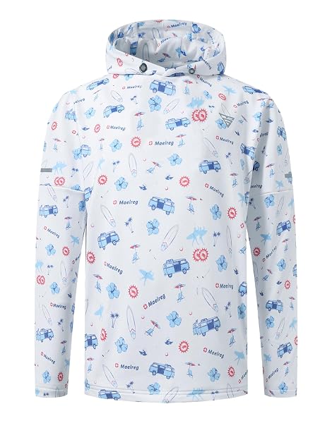 M MAELREG Boys Hoodies Print Micro Fleece Performance Athletic Sweatshirts