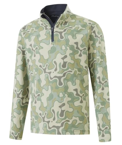 M MAELREG Boys Quarter Zip Print Pullover Midlayer 1/4 Zip Kids Sweatshirts